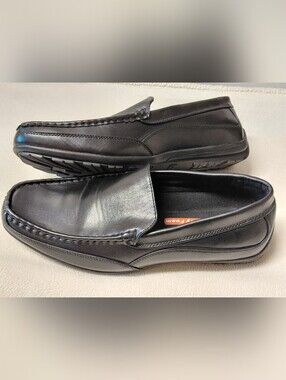 Deer Stags *902 Collection  Black Slip-On Casual Loafers Mens 10W